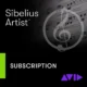 Avid Sibelius Artist (Suscripción Anual)